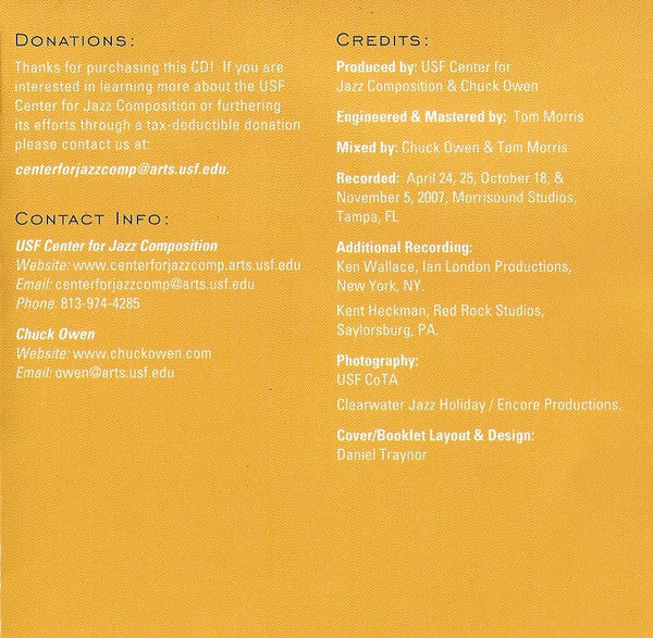 Chuck Owen & The Jazz Surge - The Comet's Tail (CD, Album) - Image 4