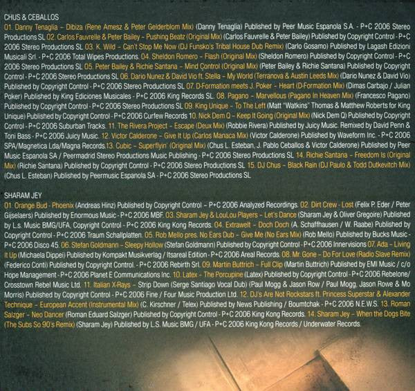 Chus & Ceballos / Sharam Jey - Afterdark Volume Two (2xCD, Comp, Mixed) - Image 5