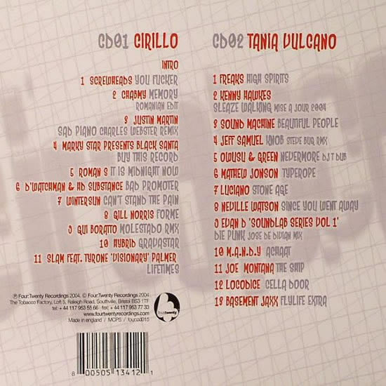 Cirillo & Tania Vulcano - DC 10 : Ibiza Monday Morning Session (2xCD, Mixed) - Image 2