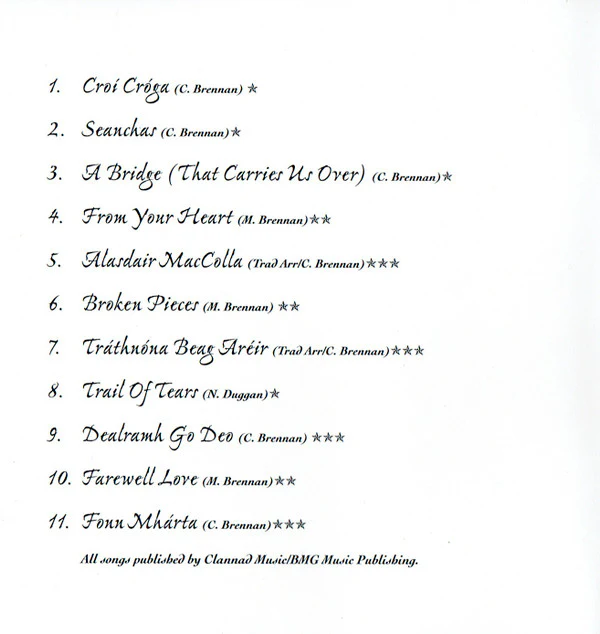 Clannad - Lore (CD, Album, Pic) - Image 2