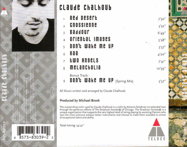 Claude Chalhoub - Claude Chalhoub (CD, Album) - Image 2