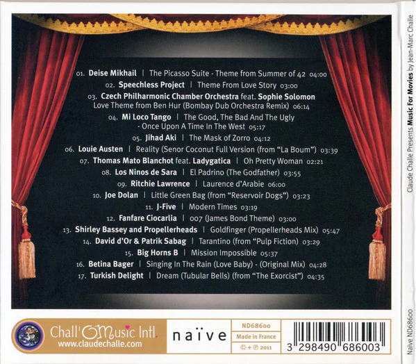 Claude Challe Presents Jean-Marc Challe - Music For Movies (CD, Comp) - Image 2