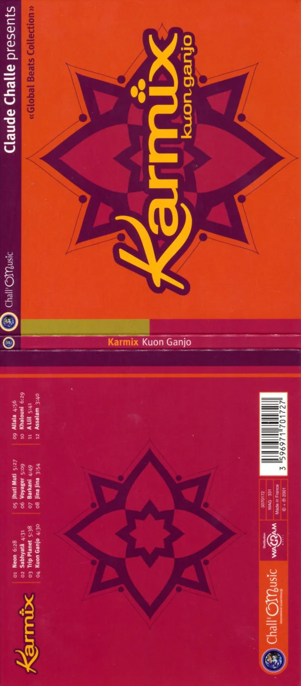 Claude Challe Presents Karmix - Kuon Ganjo (CD, Album) - Image 3
