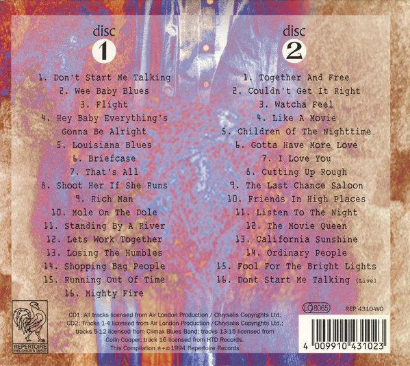 Climax Blues Band - 25 Years 1968-1993 (2xCD, Comp, Sli) - Image 2