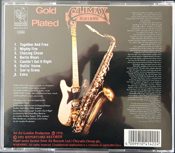 Climax Blues Band - Gold Plated (CD, Album, RE) - Image 3