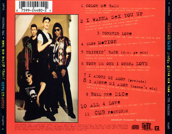 Color Me Badd - Young, Gifted And Badd - The Remixes (CD, Album) - Image 2