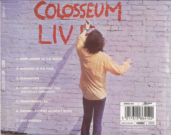 Colosseum - Colosseum Live (CD, Album, RE, RM) - Image 2