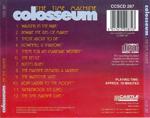 Colosseum - The Time Machine (CD, Comp) - Image 2