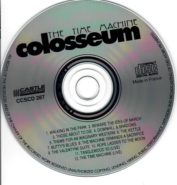 Colosseum - The Time Machine (CD, Comp) - Image 3