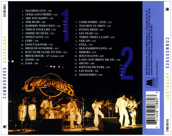 Commodores - Anthology (2xCD, Comp, RM) - Image 2