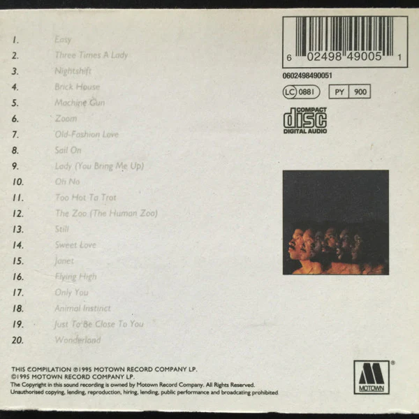 Commodores - The Very Best Of The Commodores (CD, Comp) - Image 2