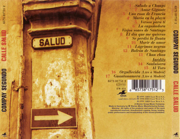 Compay Segundo - Calle Salud (CD, Album) - Image 2