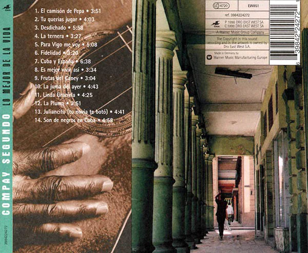 Compay Segundo - Lo Mejor De La Vida (CD, Album) - Image 2