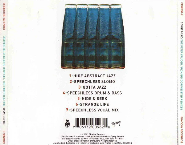 Count Basic - The Peter Kruder Richard Dorfmeister Remixes (CD, Comp) - Image 2