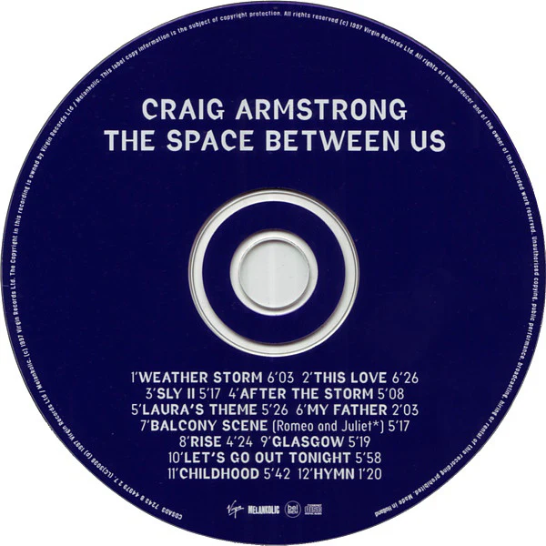 Craig Armstrong - The Space Between Us (CD, Album) - Image 3