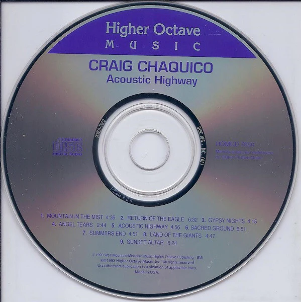 Craig Chaquico - Acoustic Highway (CD, Album) - Image 3