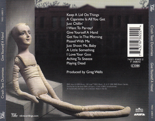 Crash Test Dummies - Give Yourself A Hand (CD, Album) - Image 2