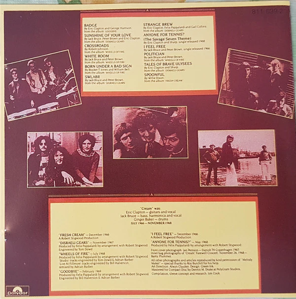 Cream (2) - Strange Brew - The Very Best Of Cream (CD, Comp, RE) - Image 2