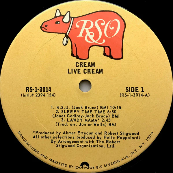 Cream  - Live Cream (LP, Album, RE) - Image 3