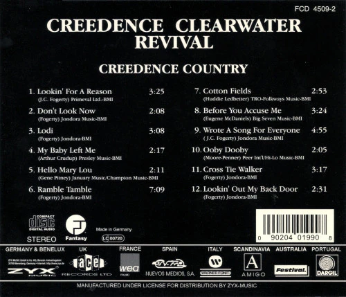 Creedence Clearwater Revival - Creedence Country (CD, Comp) - Image 2