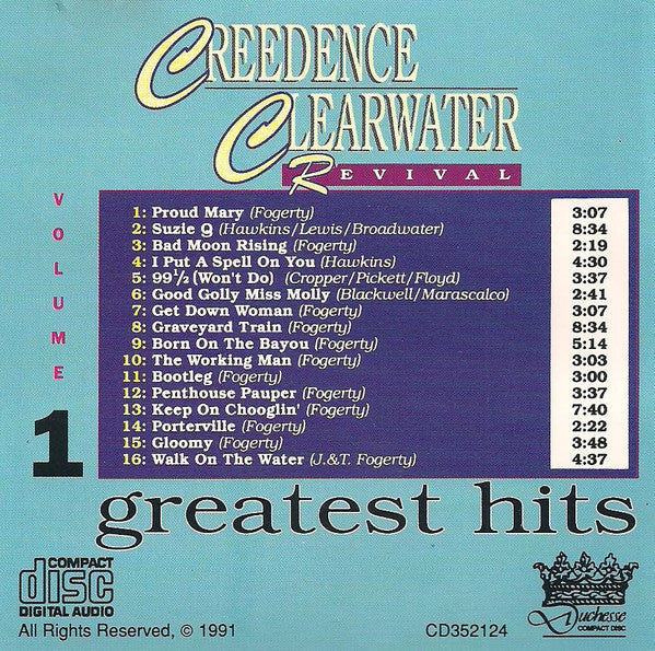 Creedence Clearwater Revival - Greatest Hits Vol. 1 (CD, Comp) - Image 3