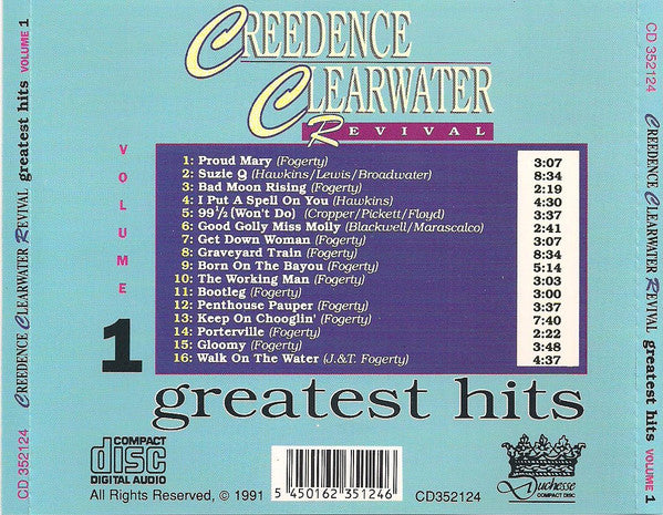 Creedence Clearwater Revival - Greatest Hits Vol. 1 (CD, Comp) - Image 4