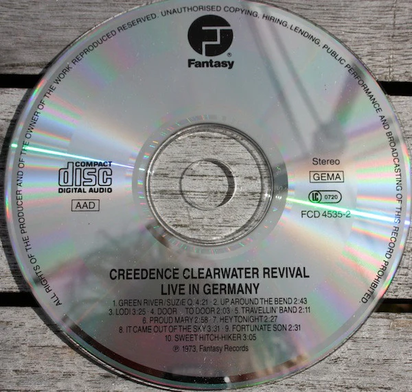 Creedence Clearwater Revival - Live In Germany (CD, Album, RE) - Image 3