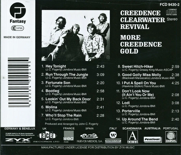 Creedence Clearwater Revival - More Creedence Gold (CD, Comp, RE) - Image 2