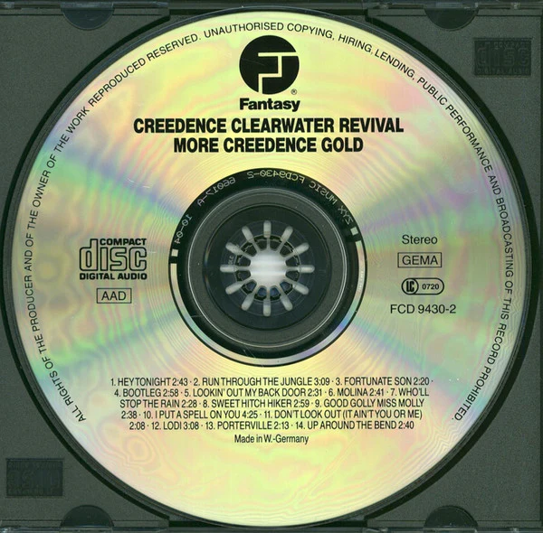 Creedence Clearwater Revival - More Creedence Gold (CD, Comp, RE) - Image 3