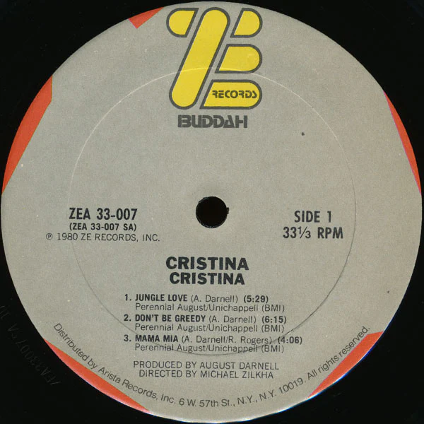 Cristina - Cristina (LP, Album, Pit) - Image 5