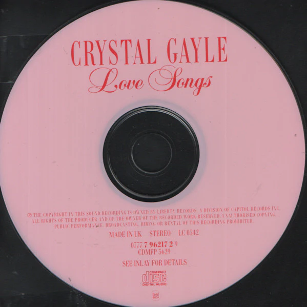 Crystal Gayle - Love Songs (CD, Comp) - Image 4