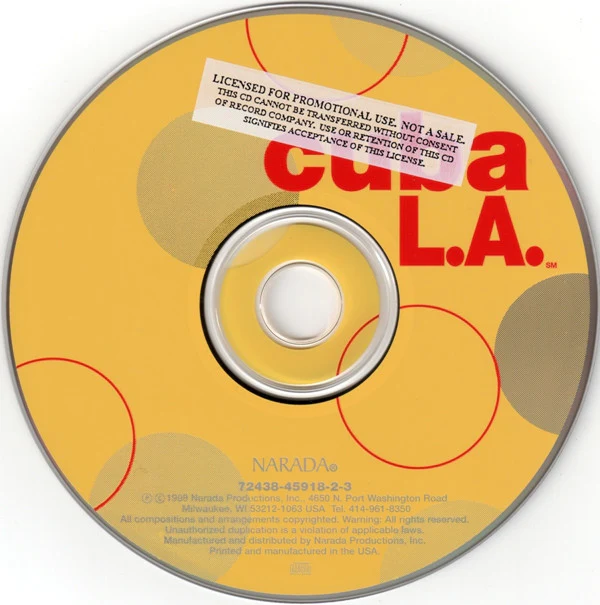 Cuba L.A. - Cuba L.A. (CD, Album, 20 ) - Image 3