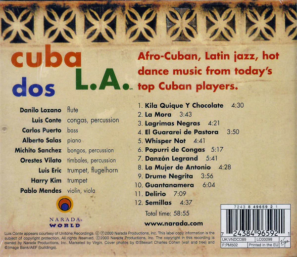 Cuba L.A. - Dos (CD, Album) - Image 2