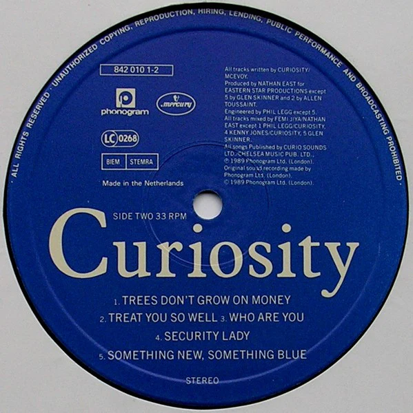 Curiosity Killed The Cat - Getahead (LP, Album) - Image 4