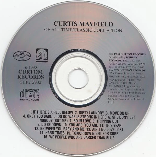Curtis* - Of All Time / Classic Collection (CD, Comp) - Image 3
