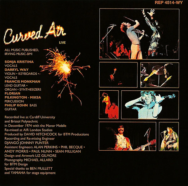 Curved Air - Live (CD, Album, RE) - Image 5