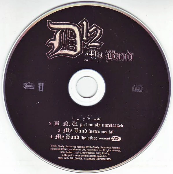 D12 - My Band (CD, Maxi, Enh) - Image 3