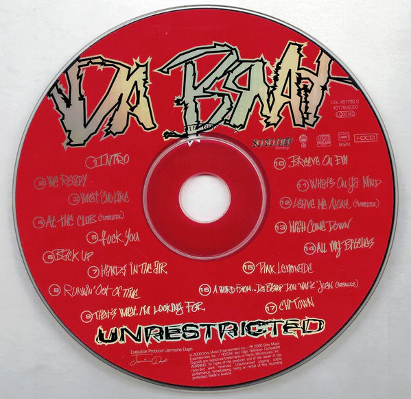 Da Brat - Unrestricted (HDCD, Album) - Image 3
