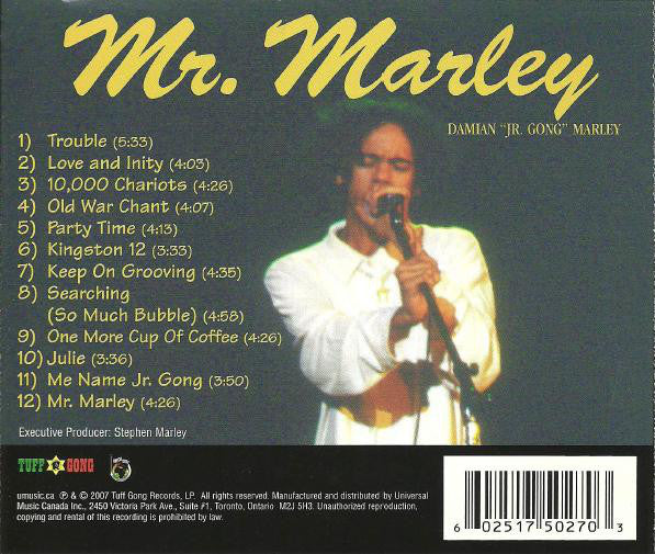 Damian "Jr. Gong" Marley* - Mr. Marley (CD, Album) - Image 3