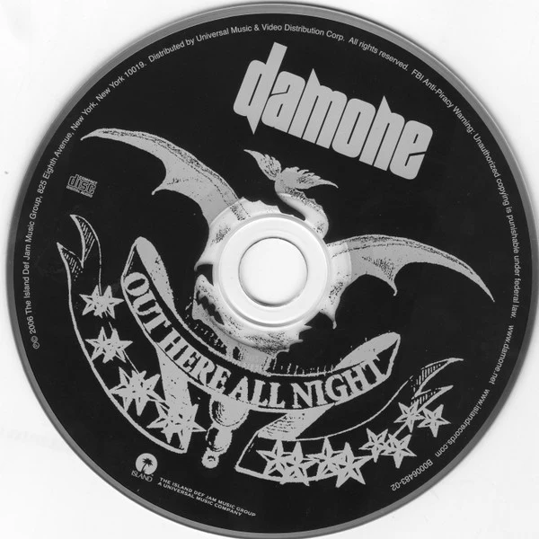 Damone (4) - Out Here All Night (CD, Album) - Image 3