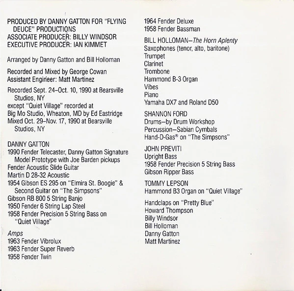 Danny Gatton - 88 Elmira St. (CD, Album) - Image 5