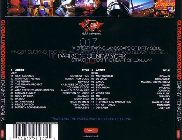 Danny Tenaglia - Global Underground 017: London (2xCD, Mixed) - Image 2