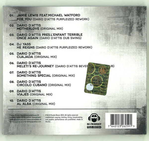 Dario D'Attis - Purpleized 2 (CD, Comp) - Image 2