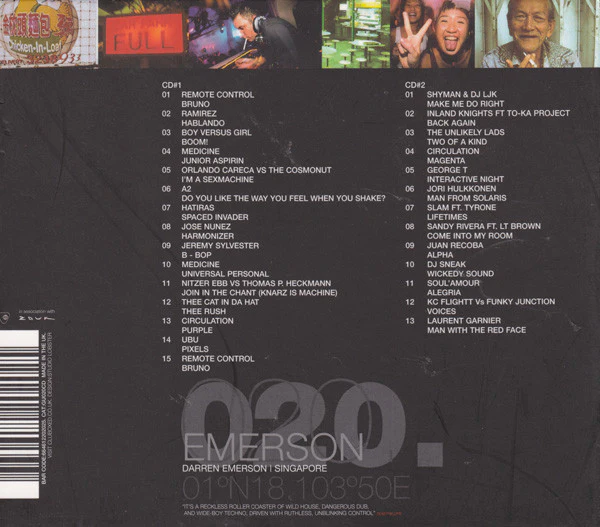 Darren Emerson - Global Underground 020: Singapore (2xCD, Mixed) - Image 2