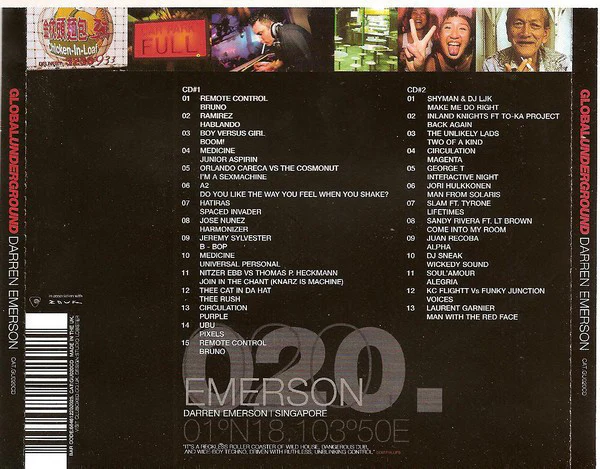 Darren Emerson - Global Underground 020: Singapore (2xCD, Mixed) - Image 3