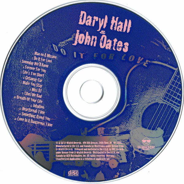 Daryl Hall & John Oates - Do It For Love (CD, Album) - Image 3