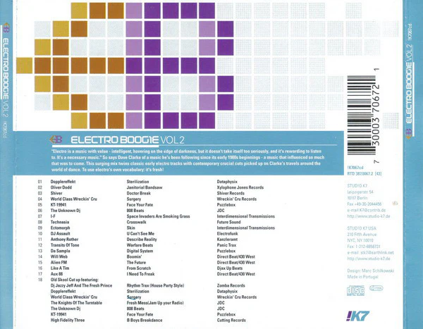 Dave Clarke - Electro Boogie Vol 2 (The Throwdown) (CD, Comp, Mixed) - Image 2