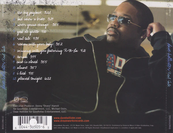 Dave Hollister - Real Talk (CD, Album, Cle) - Image 2