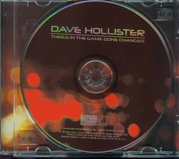 Dave Hollister - Things In The Game Done Changed (CD, Album) - Image 2