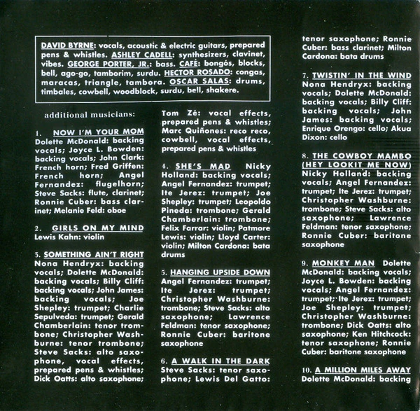 David Byrne - Uh-Oh (CD, Album) - Image 4